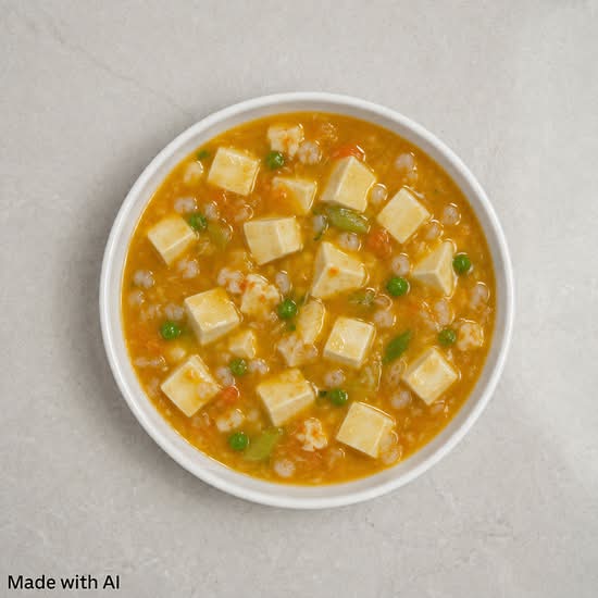 Tofu with Seafood and Crab Paste (蟹黃海鮮豆腐)